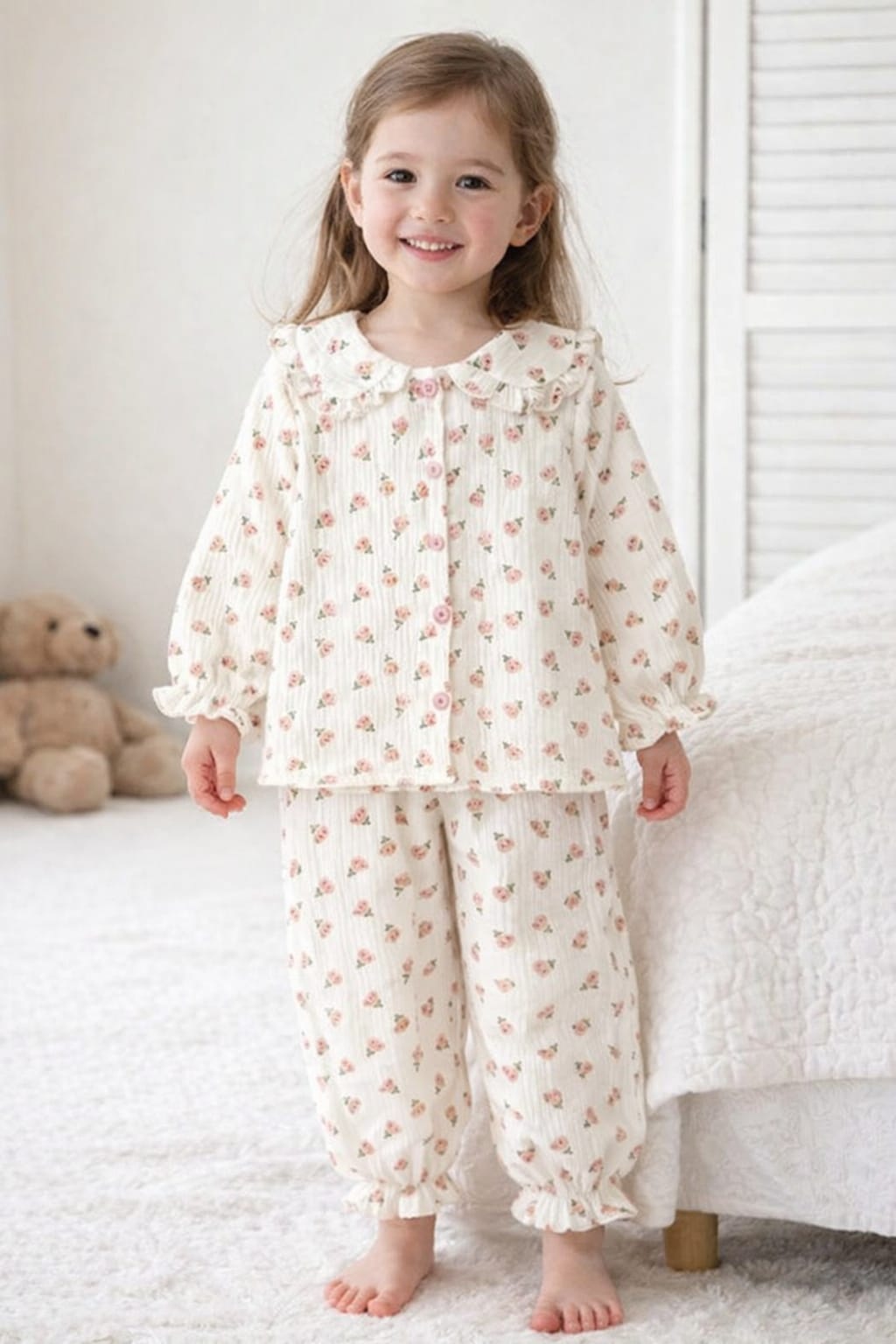 Conjunto Pijama Largo Muselina