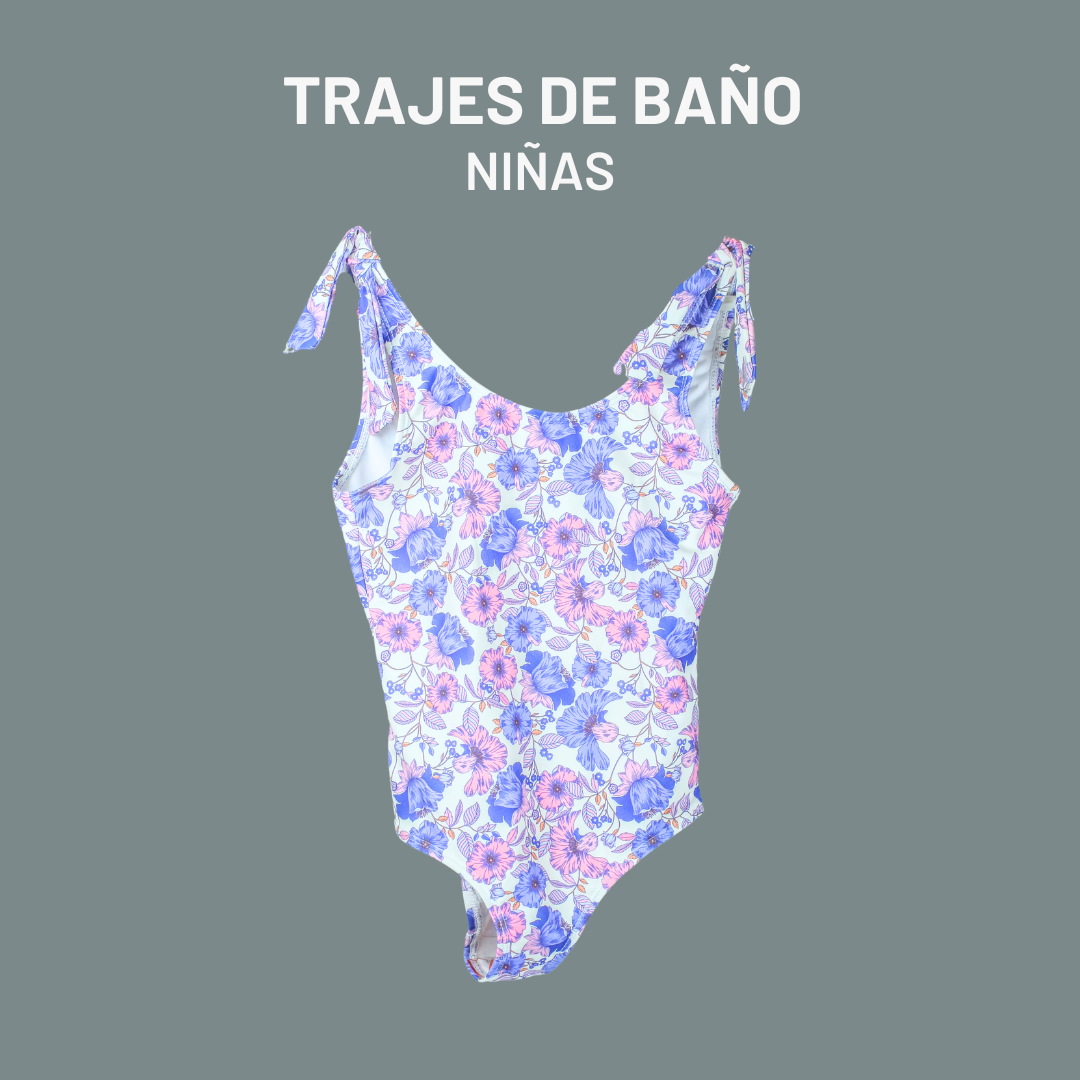 TRAJE DE BAÑO "NIÑAS" CON TIRADORES - ON SALE!