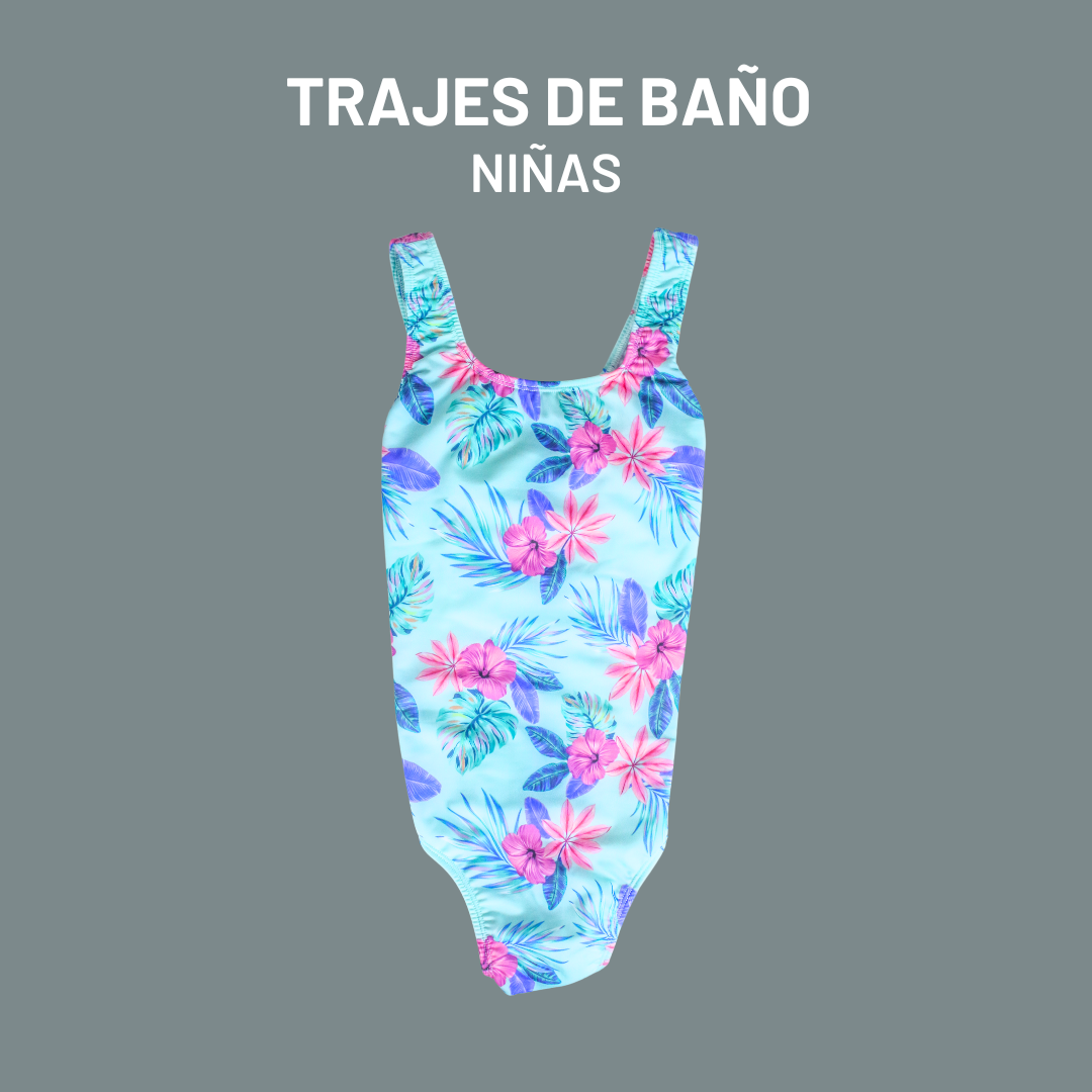 TRAJE DE BAÑO "TEENS" ESPALDA CRUZADA - ON SALE!