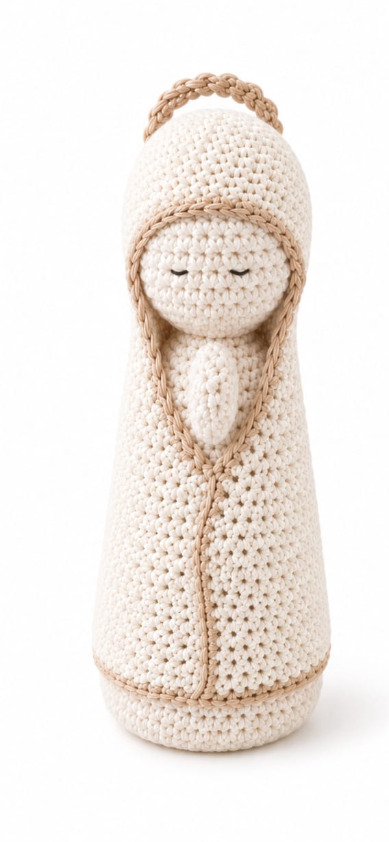 VIRGENCITA TEJIDA EN CROCHET