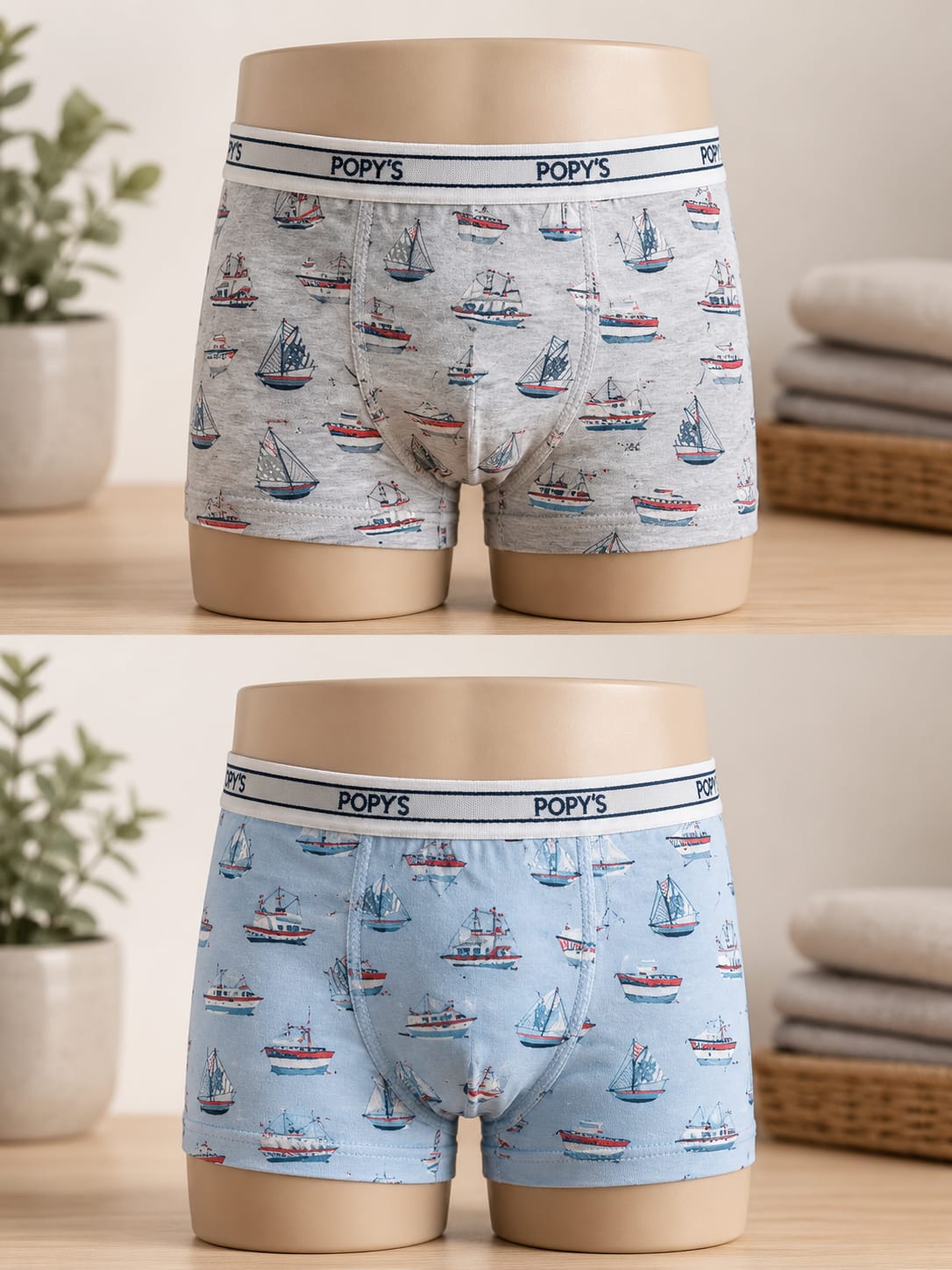 Boxer Algodón niños