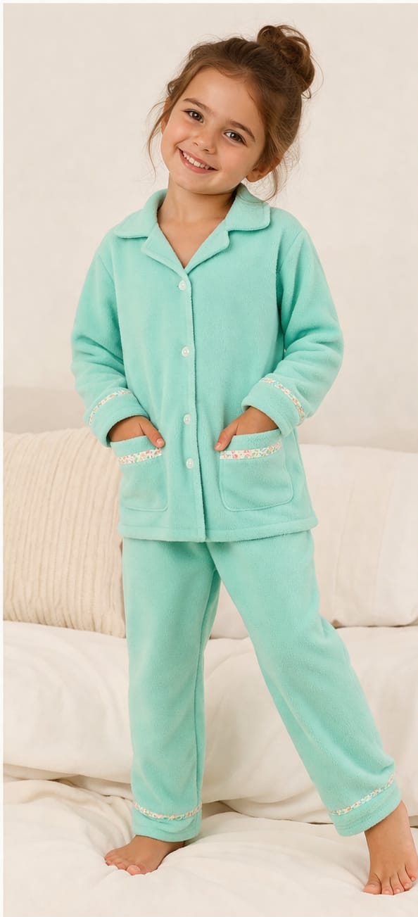 Conjunto 2 Piezas Polar nena verde agua