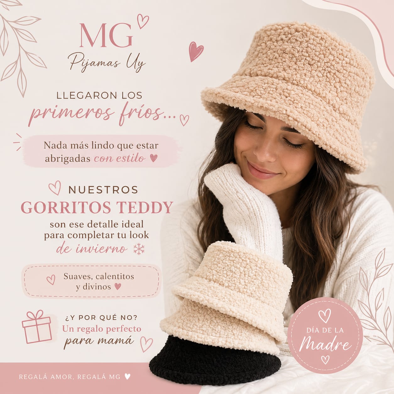 Gorras Teddy Mujer