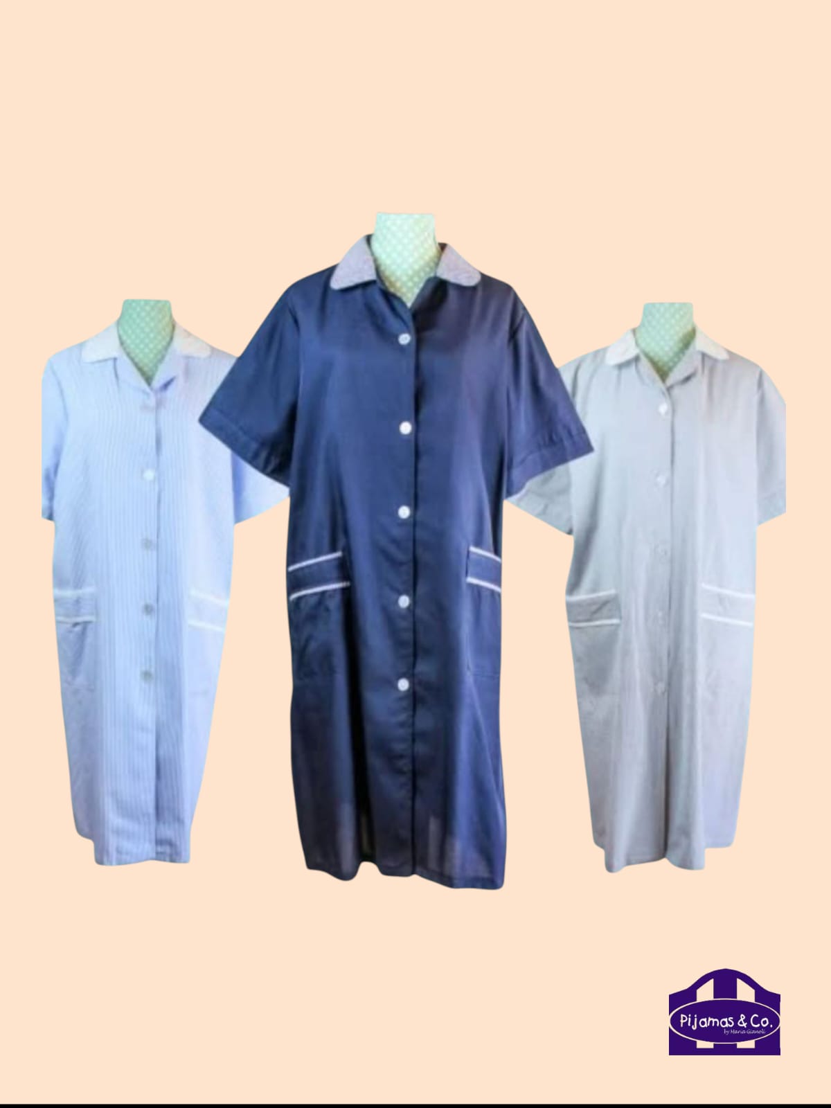 TÚNICAS UNIFORMES SERVICIO LARGAS