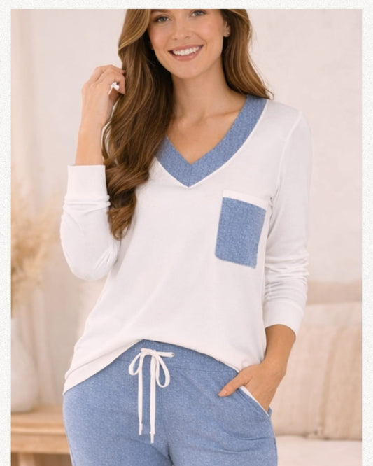 Conjunto Pijama dama combinado