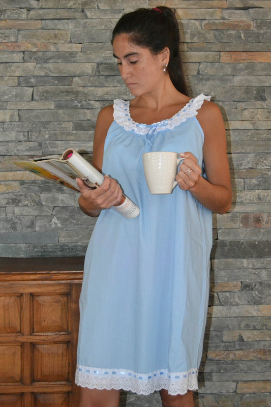 CAMISÓN CON BRODERIE