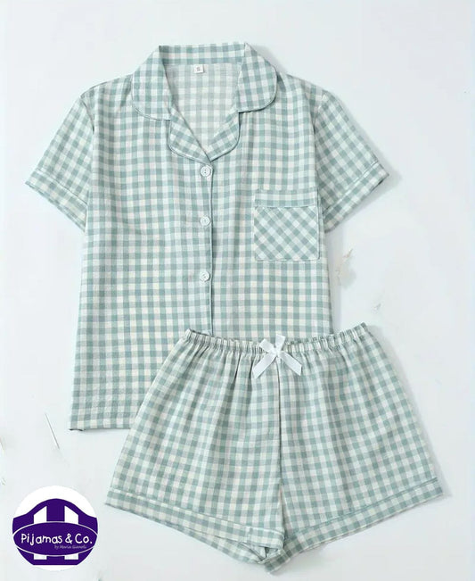 CONJUNTO PIJAMA CASACA Y SHORT