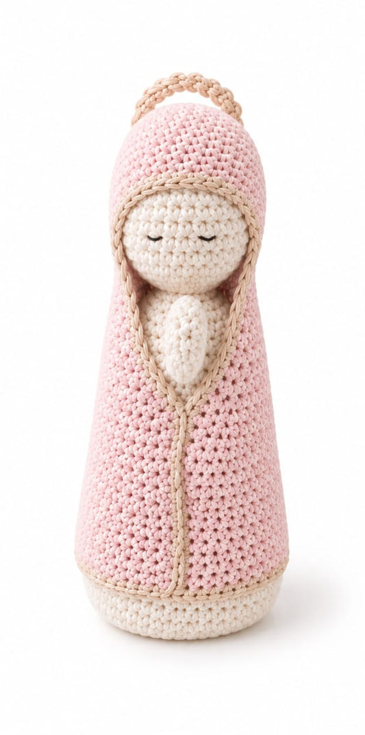 VIRGENCITA TEJIDA EN CROCHET